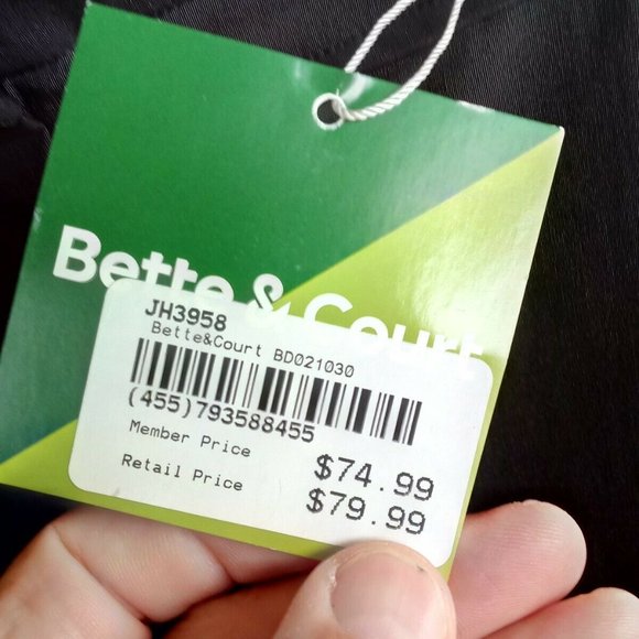 BETTE & COURT WOMEN'S SZ 10 BLACK GOLF SHORTS - Picture 2 of 7